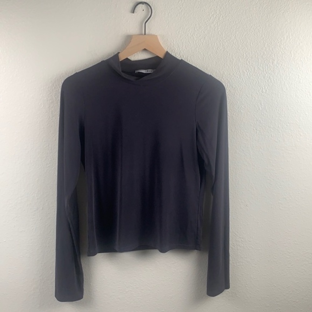 WILFRED FREE DARK GRAY/BLACK TURTLE NECK